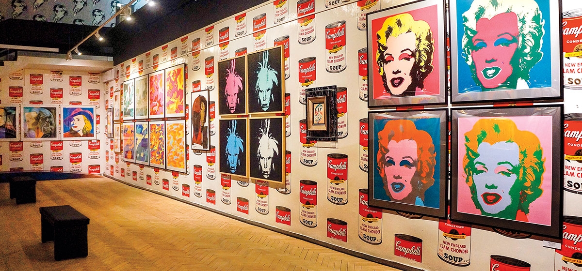 a room in the warhol museum